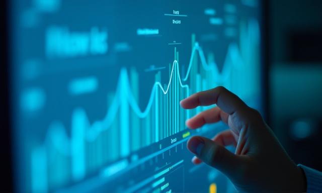 En instrumentpanel med grafer som visar positiv utveckling.